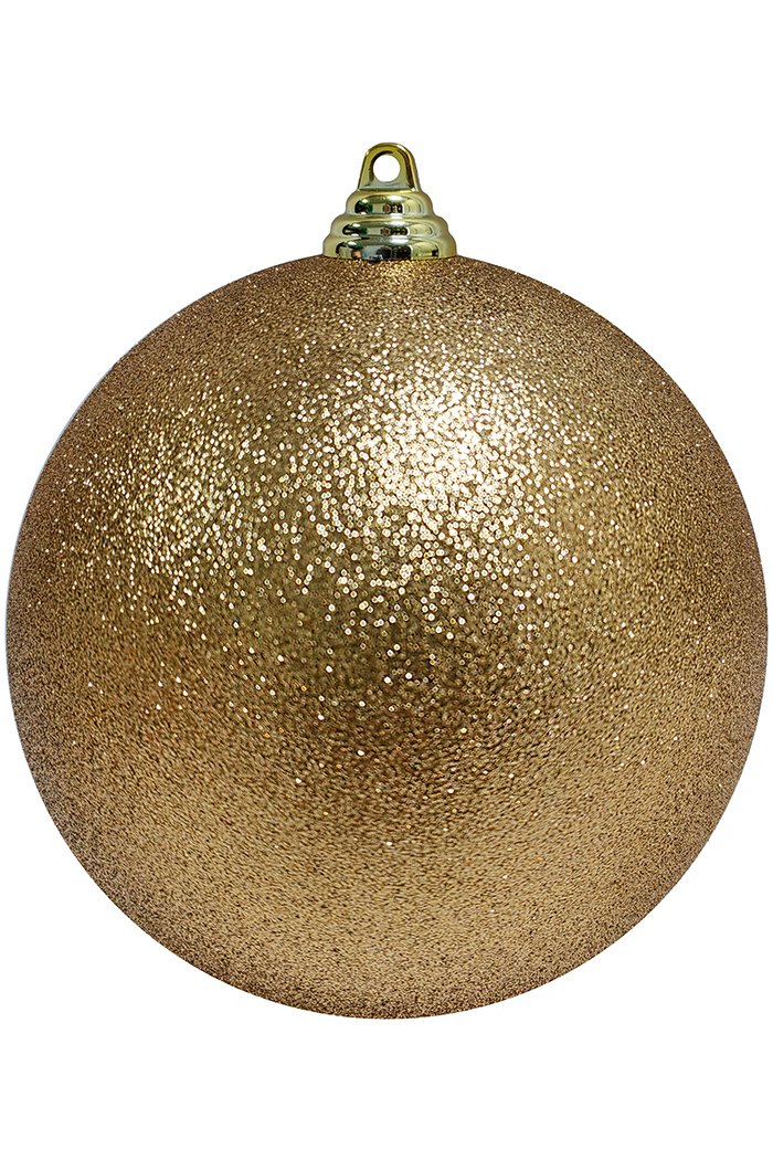 Пластиковый шар Искристый от 11,5 до 50 см шампань